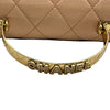 シャネル CHANEL トップハンドルショルダーバッグ AS4605 ピンクベージュ系 ゴールド金具 レザー レディース ショルダーバッグ