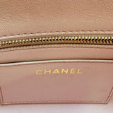 シャネル CHANEL トップハンドルショルダーバッグ AS4605 ピンクベージュ系 ゴールド金具 レザー レディース ショルダーバッグ