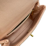 シャネル CHANEL トップハンドルショルダーバッグ AS4605 ピンクベージュ系 ゴールド金具 レザー レディース ショルダーバッグ