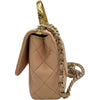 シャネル CHANEL トップハンドルショルダーバッグ AS4605 ピンクベージュ系 ゴールド金具 レザー レディース ショルダーバッグ