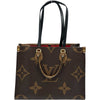 ルイ・ヴィトン LOUIS VUITTON オンザゴーMM M45321 ブラウン モノグラム・ジャイアントリバース レディース トートバッグ