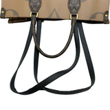 ルイ・ヴィトン LOUIS VUITTON オンザゴーMM M45321 ブラウン モノグラム・ジャイアントリバース レディース トートバッグ
