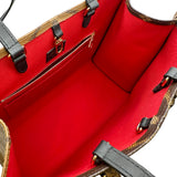 ルイ・ヴィトン LOUIS VUITTON オンザゴーMM M45321 ブラウン モノグラム・ジャイアントリバース レディース トートバッグ