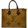 ルイ・ヴィトン LOUIS VUITTON オンザゴーMM M45321 ブラウン モノグラム・ジャイアントリバース レディース トートバッグ