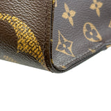 ルイ・ヴィトン LOUIS VUITTON オンザゴーMM M45321 ブラウン モノグラム・ジャイアントリバース レディース トートバッグ