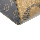 ルイ・ヴィトン LOUIS VUITTON オンザゴーMM M45321 ブラウン モノグラム・ジャイアントリバース レディース トートバッグ