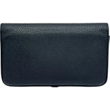 エルメス HERMES ドゴンGM Z刻印 ブラック シルバー金具 トゴ メンズ 長財布