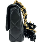 シャネル CHANEL マトラッセチェーンショルダーバッグ AS3205 ブラック ゴールド金具 ラムスキン レディース ショルダーバッグ