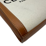セリーヌ CELINE バーティカルカバミニ 193302 タン ゴールド金具 キャンバス/カーフ レディース ショルダーバッグ