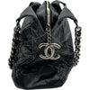 シャネル CHANEL ワイルドステッチココマークワンショルダー 13番台 ブラック シルバー金具 カーフ レディース ショルダーバッグ
