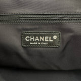 シャネル CHANEL パリビアリッツボストンバッグ 12番台 ブラック シルバー金具 コーティングキャンバス レディース ボストンバッグ