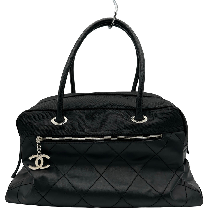シャネル CHANEL パリビアリッツボストンバッグ 12番台 ブラック