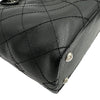 シャネル CHANEL オンザロードワイルドステッチトートバッグ A92211 20番台 ブラック シルバー金具 キャビアスキン/カーフスキン レディース トートバッグ