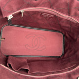 シャネル CHANEL オンザロードワイルドステッチトートバッグ A92211 20番台 ブラック シルバー金具 キャビアスキン/カーフスキン レディース トートバッグ