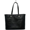 シャネル CHANEL オンザロードワイルドステッチトートバッグ A92211 20番台 ブラック シルバー金具 キャビアスキン/カーフスキン レディース トートバッグ