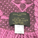 ルイ・ヴィトン LOUIS VUITTON エシャルプ・ロゴマニア M70461 ピンク ウール/シルク レディース マフラー