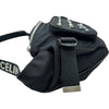 セリーヌ CELINE トレッキング ベルトバッグ 198682 ブラック シルバー金具 ナイロン レディース ボディバッグ