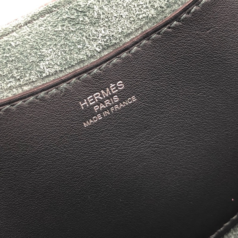 エルメス HERMES インザループ18 U刻 ヴェールシプレス トリヨン レディース ハンドバッグ