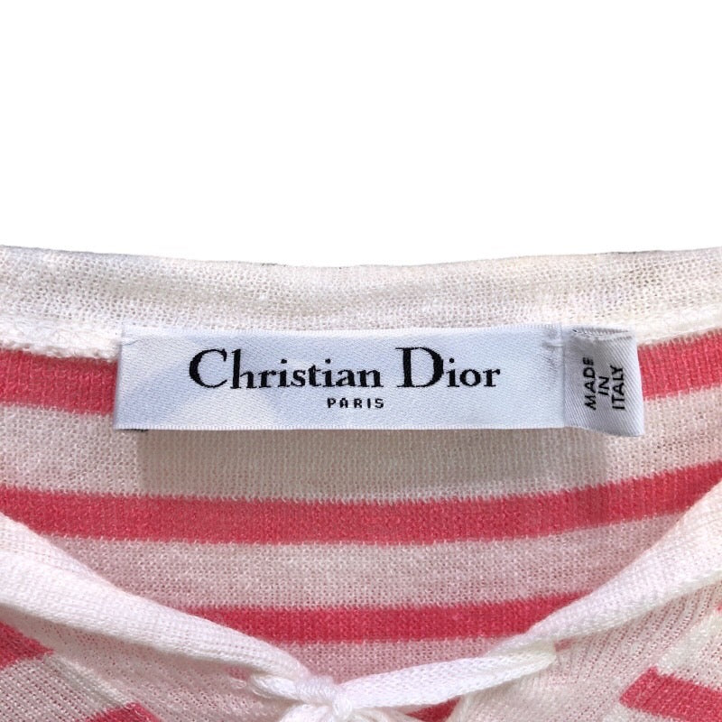 クリスチャン・ディオール Christian Dior リネンボーダーニット ...