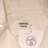 エルメス HERMES バイカラートレンチコート 23SS ホワイト レディース トレンチコート