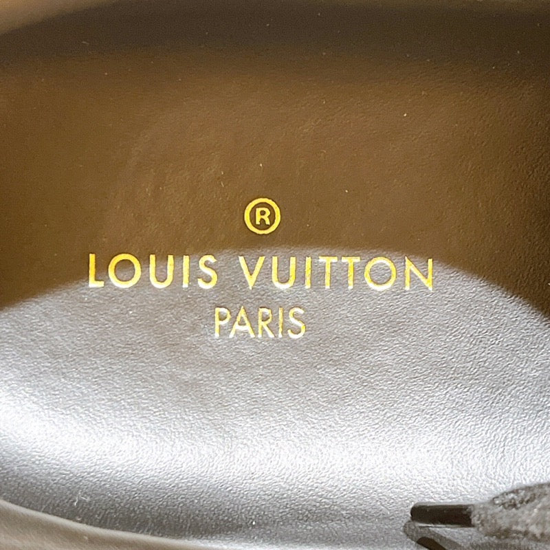 ルイ・ヴィトン LOUIS VUITTON トロカデロライン ローカットスニーカー ブルー グレー レザー レディース スニーカー