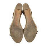 エルメス HERMES エスパドリーユサンダル ブラウン レディース サンダル