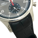 インターナショナルウォッチカンパニー IWC ポルトギーゼ ヨットクラブ クロノグラフ IW390503 ブラック/グレー SS メンズ 腕時計