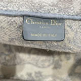 クリスチャン・ディオール Christian Dior ブックトート ミディアム ホワイト/グレー トワル レディース トートバッグ