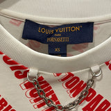 ルイ・ヴィトン LOUIS VUITTON FORNASETTI 総柄プリントTシャツ FLTS91 ホワイト コットン レディース 半袖Ｔシャツ