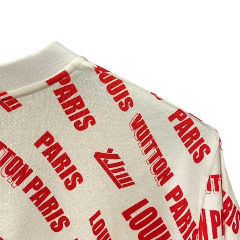 ルイ・ヴィトン LOUIS VUITTON FORNASETTI 総柄プリントTシャツ FLTS91 ホワイト コットン レディース 半袖Ｔシャツ