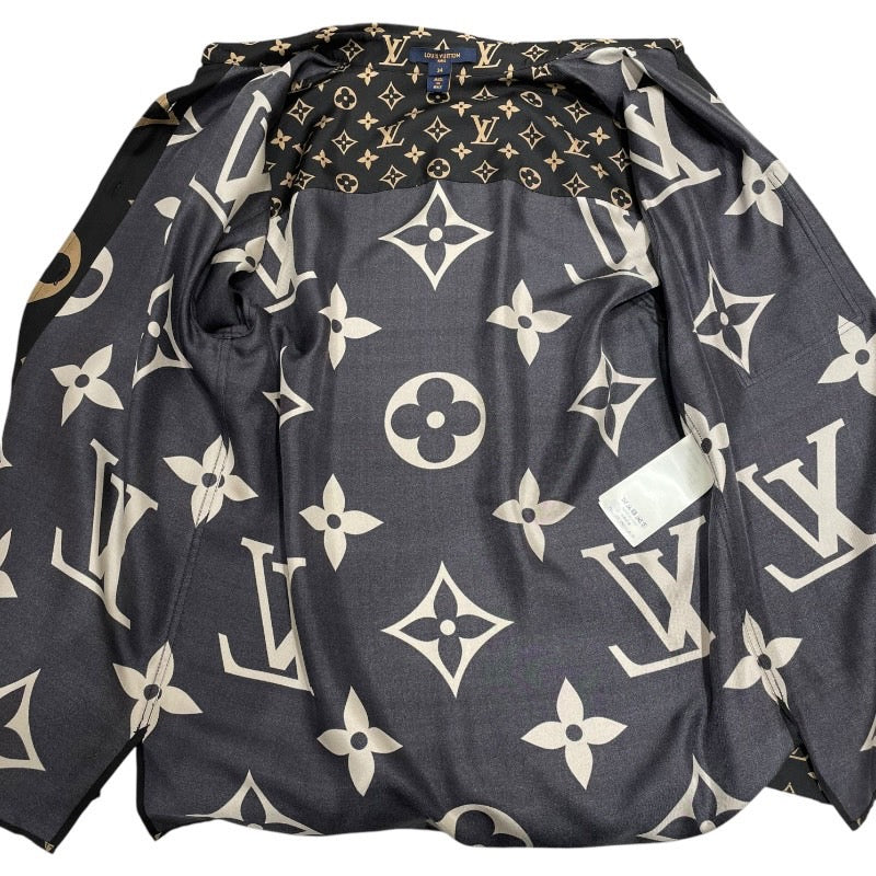 Louis Vuitton 美品！モノグラムストライプ柄長袖Tシャツ LOUIS VUITTON】ルイヴィトン『モノグラム トランプ柄 長袖