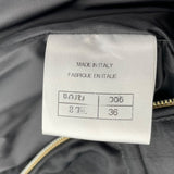 シャネル CHANEL ラインストーンロゴ装飾パファージャケット P64940 ブラック ポリアミド レディース その他アウター