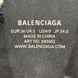 バレンシアガ BALENCIAGA Paris ミュールスニーカー 693952 ブラック レディース スニーカー