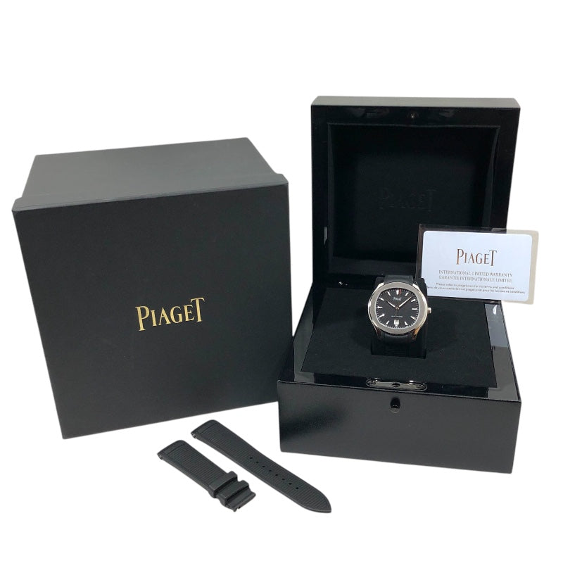 ピアジェ PIAGET ポロデイト G0A47014 ブラック SS メンズ 腕時計