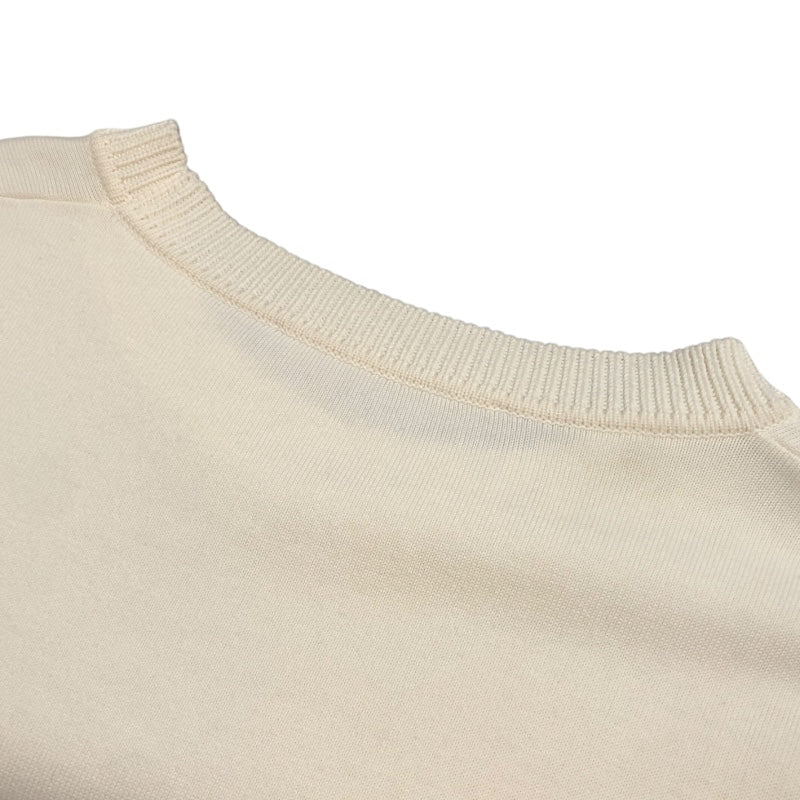 ルイ・ヴィトン LOUIS VUITTON シグネチャーロゴニットTシャツ HNN42W ホワイト コットン メンズ 半袖Ｔシャツ