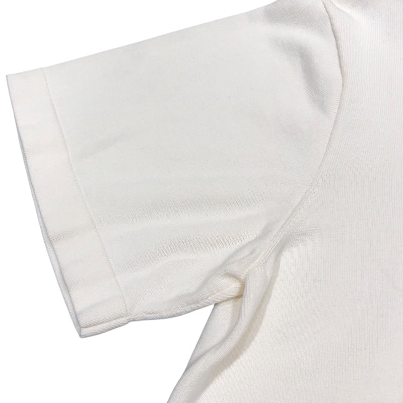 ルイ・ヴィトン LOUIS VUITTON シグネチャーロゴニットTシャツ HNN42W ホワイト コットン メンズ 半袖Ｔシャツ