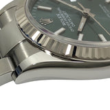 ロレックス ROLEX デイトジャスト36 ランダムシリアル 126234 ミントグリーン オイスターブレス SS/K18WG メンズ 腕時計