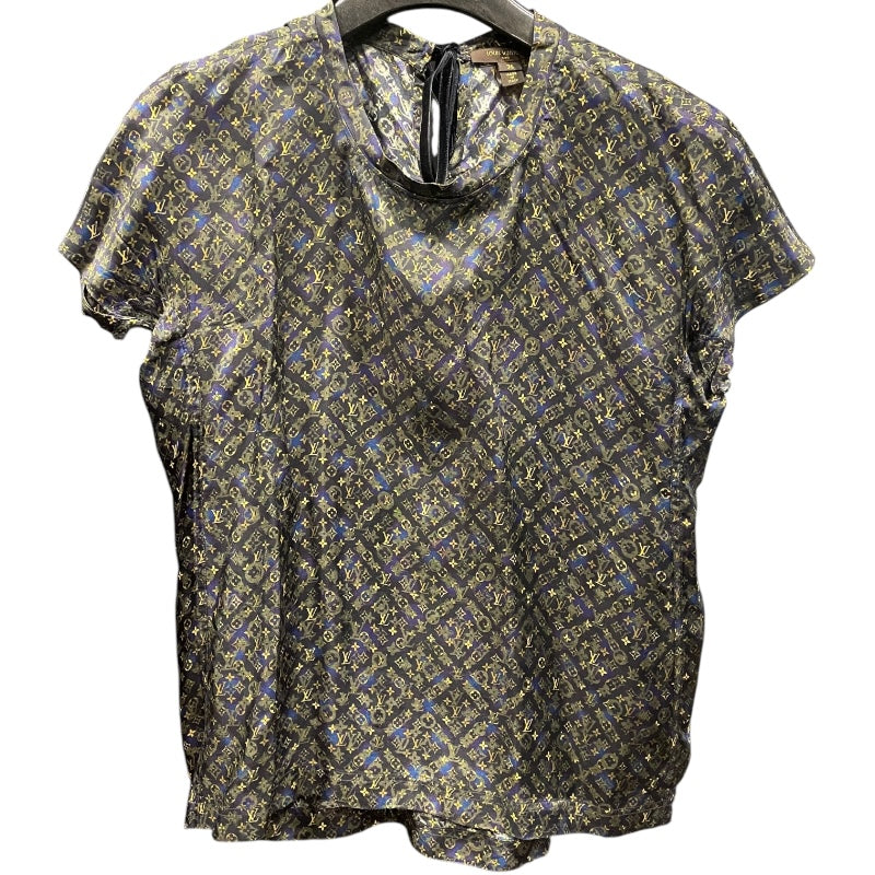 ルイ・ヴィトン LOUIS VUITTON モノグラム総柄トップス マルチカラー レーヨン レディース 半袖シャツ