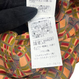 エルメス HERMES 総柄シルクトップス 38 オレンジ シルク/ウール レディース ブラウス