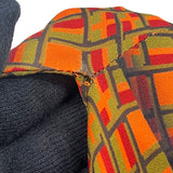 エルメス HERMES 総柄シルクトップス 38 オレンジ シルク/ウール レディース ブラウス