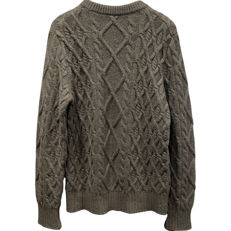 クリスチャン・ディオール Christian Dior CDロゴカシミヤケーブルニットセーター 213M656AT183 ブラック カシミヤ メンズ ニット