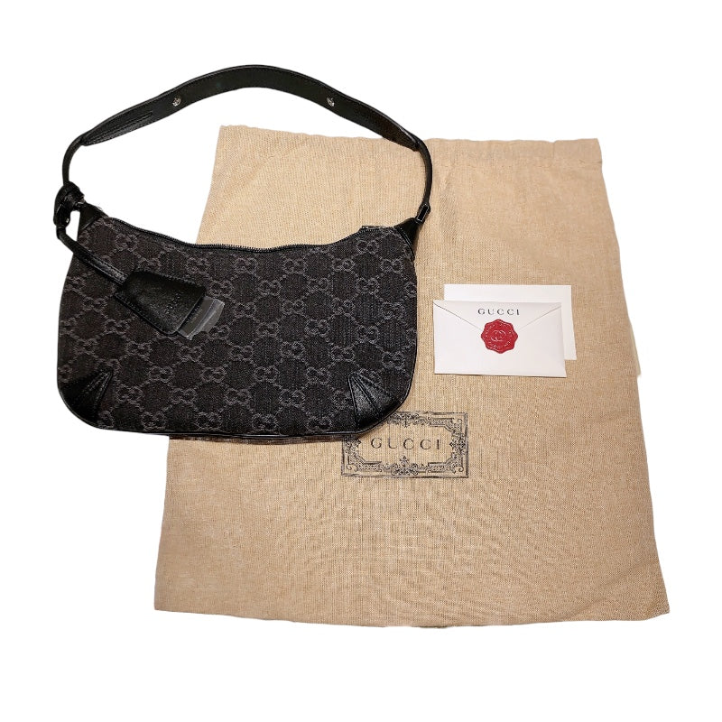 グッチ GUCCI ホースビットスリムスモールショルダー 774719 GGデニム レディース ショルダーバッグ