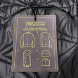 ルイ・ヴィトン LOUIS VUITTON モノグラムフラワー キルテッドダウンジャケット HLB50E ブラック ポリエステル メンズ ダウンジャケット