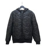 ルイ・ヴィトン LOUIS VUITTON モノグラムフラワー キルテッドダウンジャケット HLB50E ブラック ポリエステル メンズ ダウンジャケット