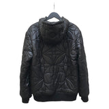 ルイ・ヴィトン LOUIS VUITTON モノグラムフラワー キルテッドダウンジャケット HLB50E ブラック ポリエステル メンズ ダウンジャケット