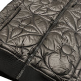 ルイ・ヴィトン LOUIS VUITTON モノグラムフラワー キルテッドダウンジャケット HLB50E ブラック ポリエステル メンズ ダウンジャケット