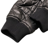 ルイ・ヴィトン LOUIS VUITTON モノグラムフラワー キルテッドダウンジャケット HLB50E ブラック ポリエステル メンズ ダウンジャケット