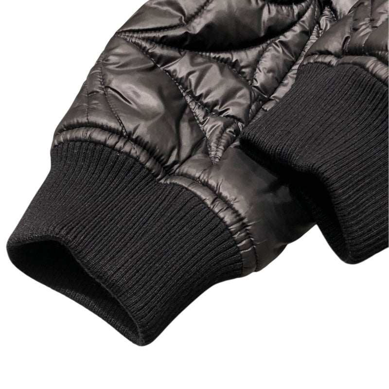 ルイ・ヴィトン LOUIS VUITTON モノグラムフラワー キルテッドダウンジャケット HLB50E ブラック ポリエステル メンズ ダウンジャケット