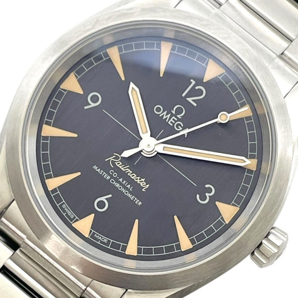 オメガ OMEGA シーマスター レイルマスター コーアクシャル マスタークロノメーター 220.10.40.20.01.001 SS メンズ 腕時計