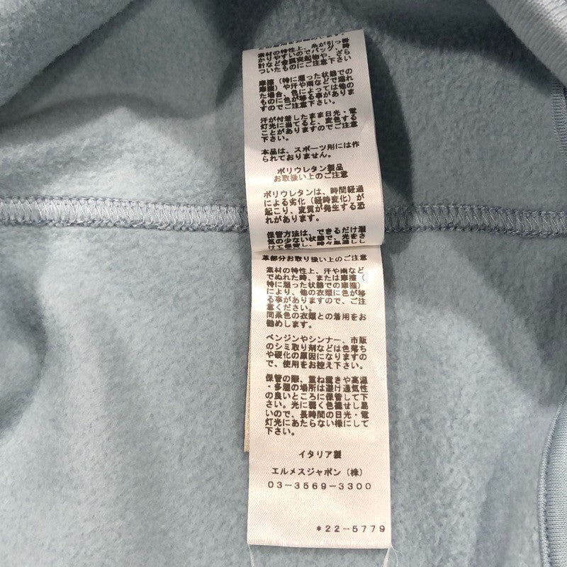 エルメス HERMES レザーパッチスウェットシャツ コットン メンズ